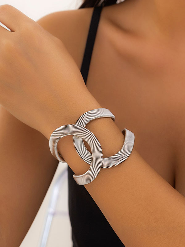 Geometric Hollow Snake Chain Color Bracelet Accessories
