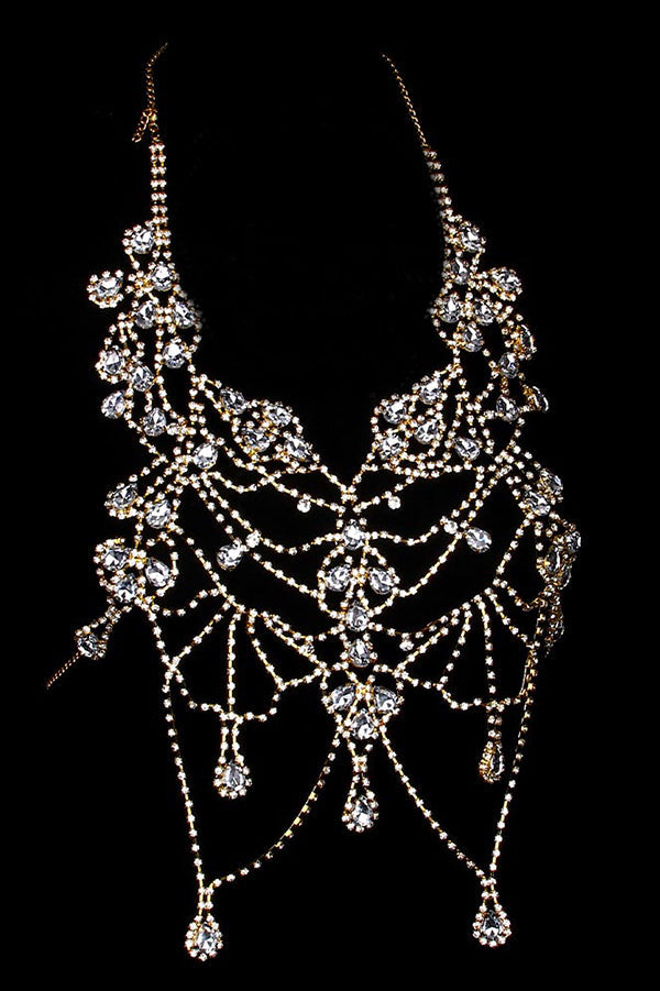 Rhinestone Multi-layer Necklace