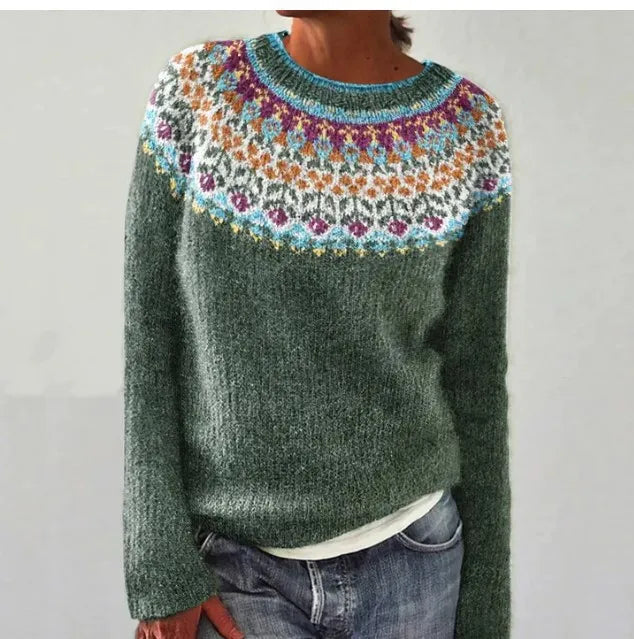 Ismena – Retro Knitted Sweater