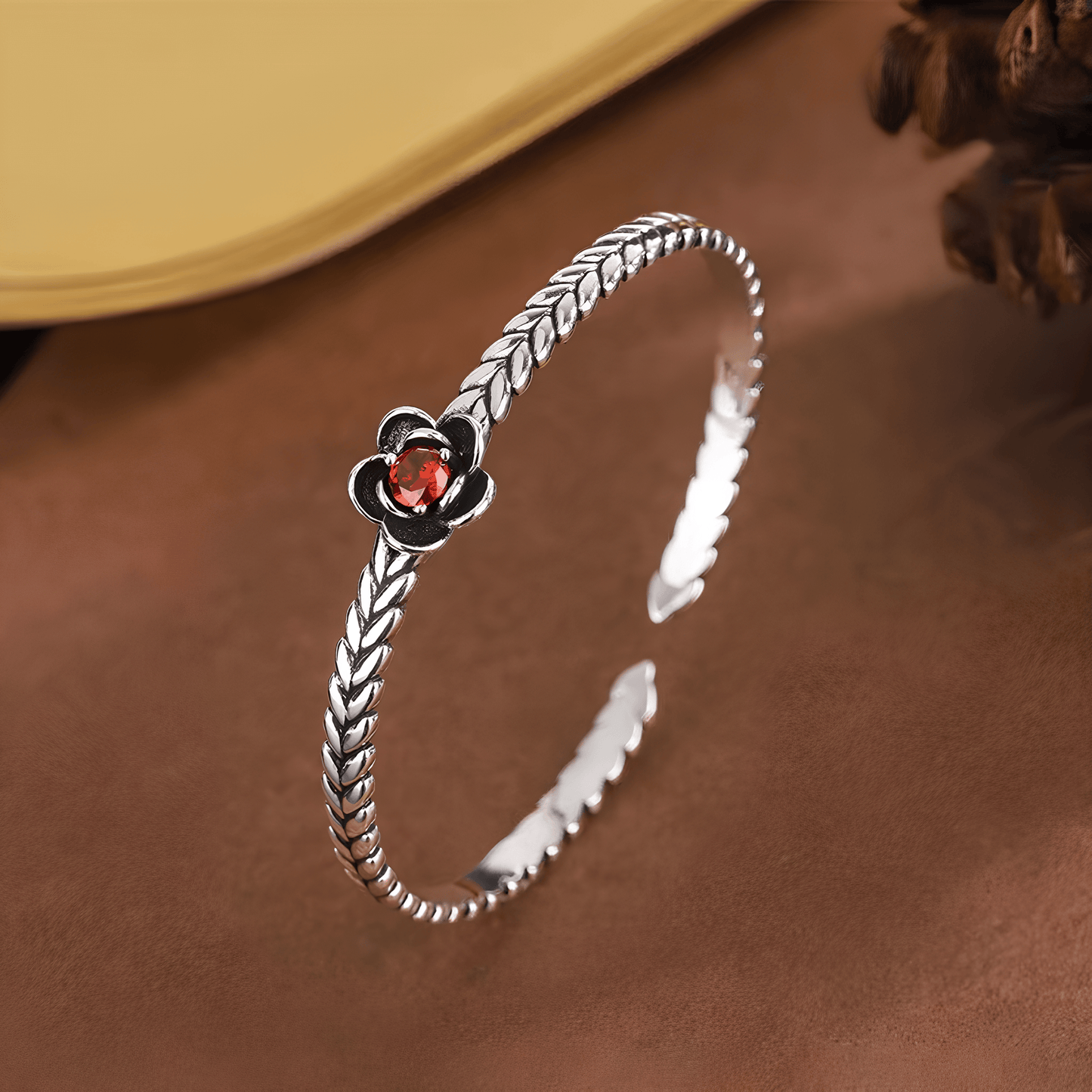 Blossomfire Woven Cuff
