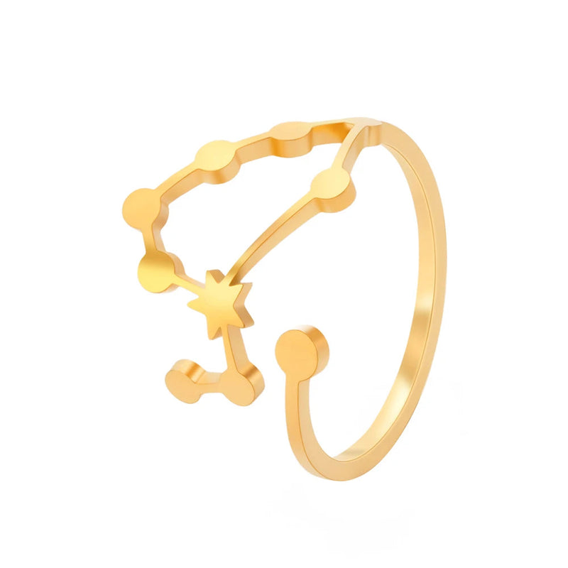 Zodiac Star Sign Rings