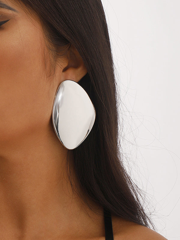 Geometric Color Drop Earrings