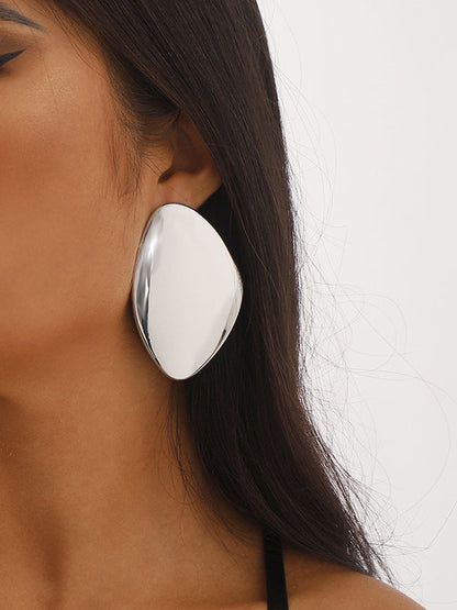 Geometric Color Drop Earrings