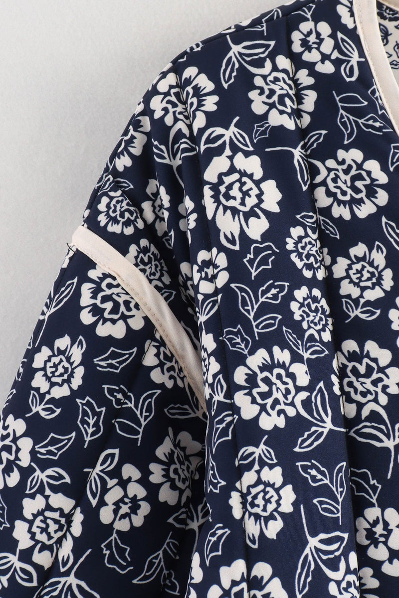 Double Sided Printed Trimmed Padded Coat