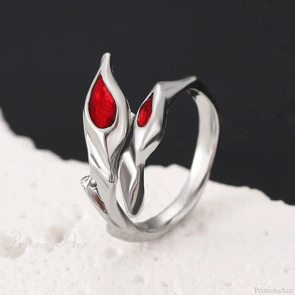 Dark Red Crystal Band