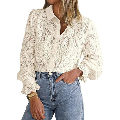 Camelia - Romantic Love Story Soft Sleeve Blouse