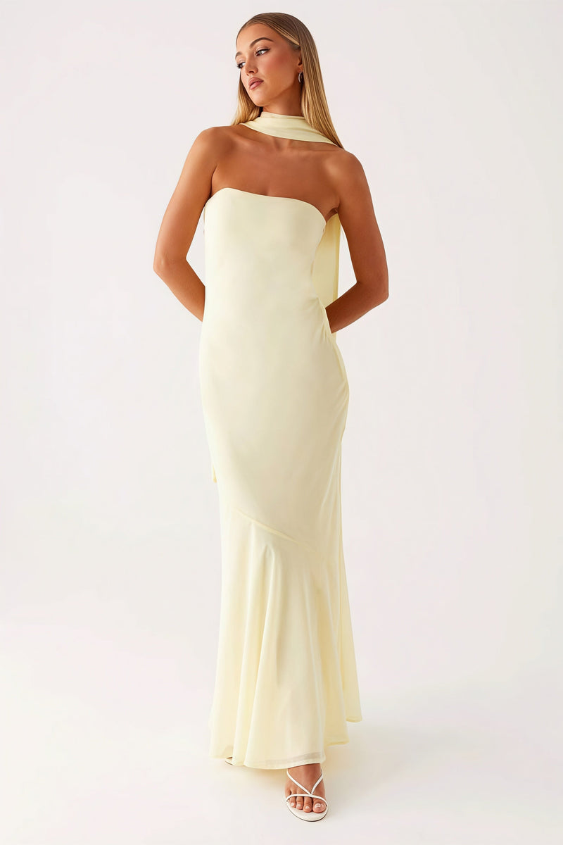 Tie Fishtail Vacation Maxi Dress