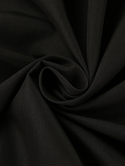 A-line Sleeveless Color Split-joint Round-neck Maxi Dresses