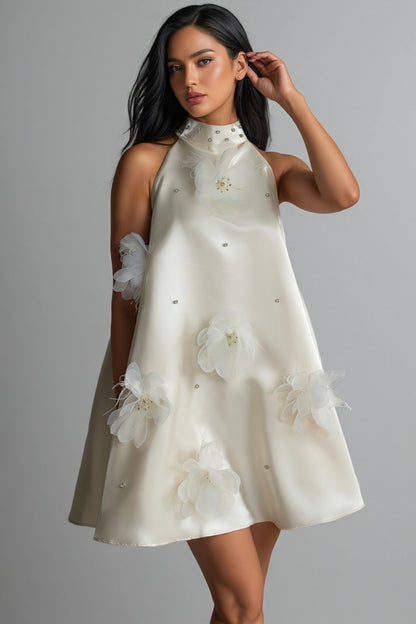 Eliza Applique Sleeveless Mini Dress