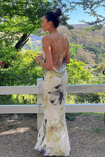Backless Cami Maxi Dress