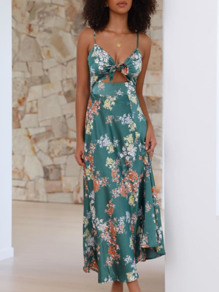 Dreamers Midi Dress - Green