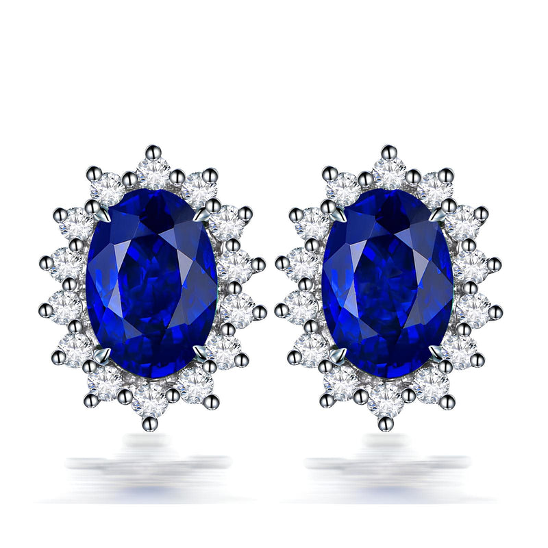 Celestial Radiance Gemstone Studs