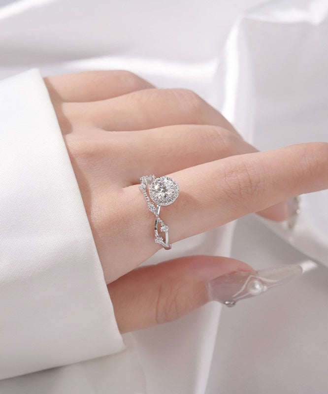 Silk Copper Zircon Rings