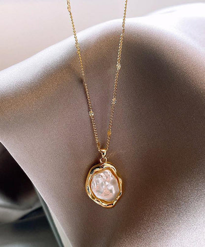 Gold 14k Gold Alloy Pearlendant Necklace