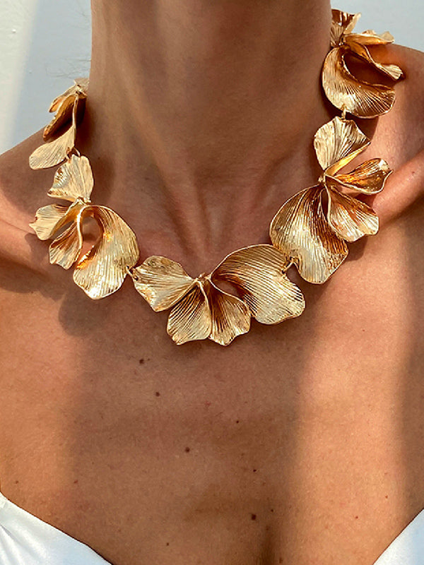 Flower Print Color Necklaces Accessories