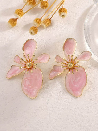 Irregularity Flower Shape Earrings Accessories