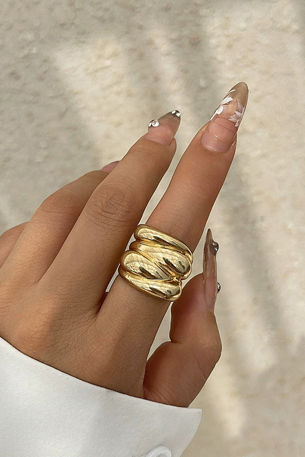 Alloy Twisted Double Layer Jewelry