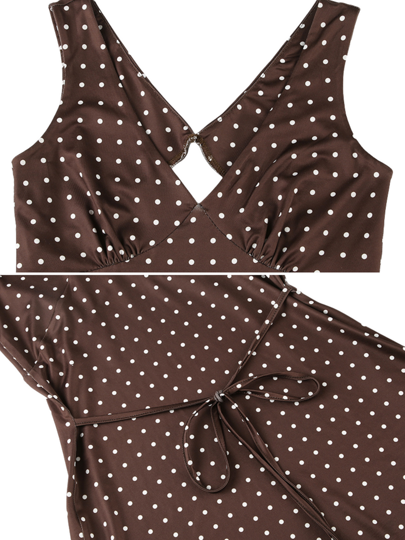 Dulce Polka-dot Mini Dress