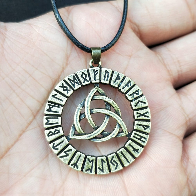 Triquetra Runes Amulet Necklace