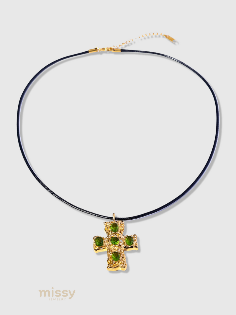 Bryce Crystal Pendant Necklace