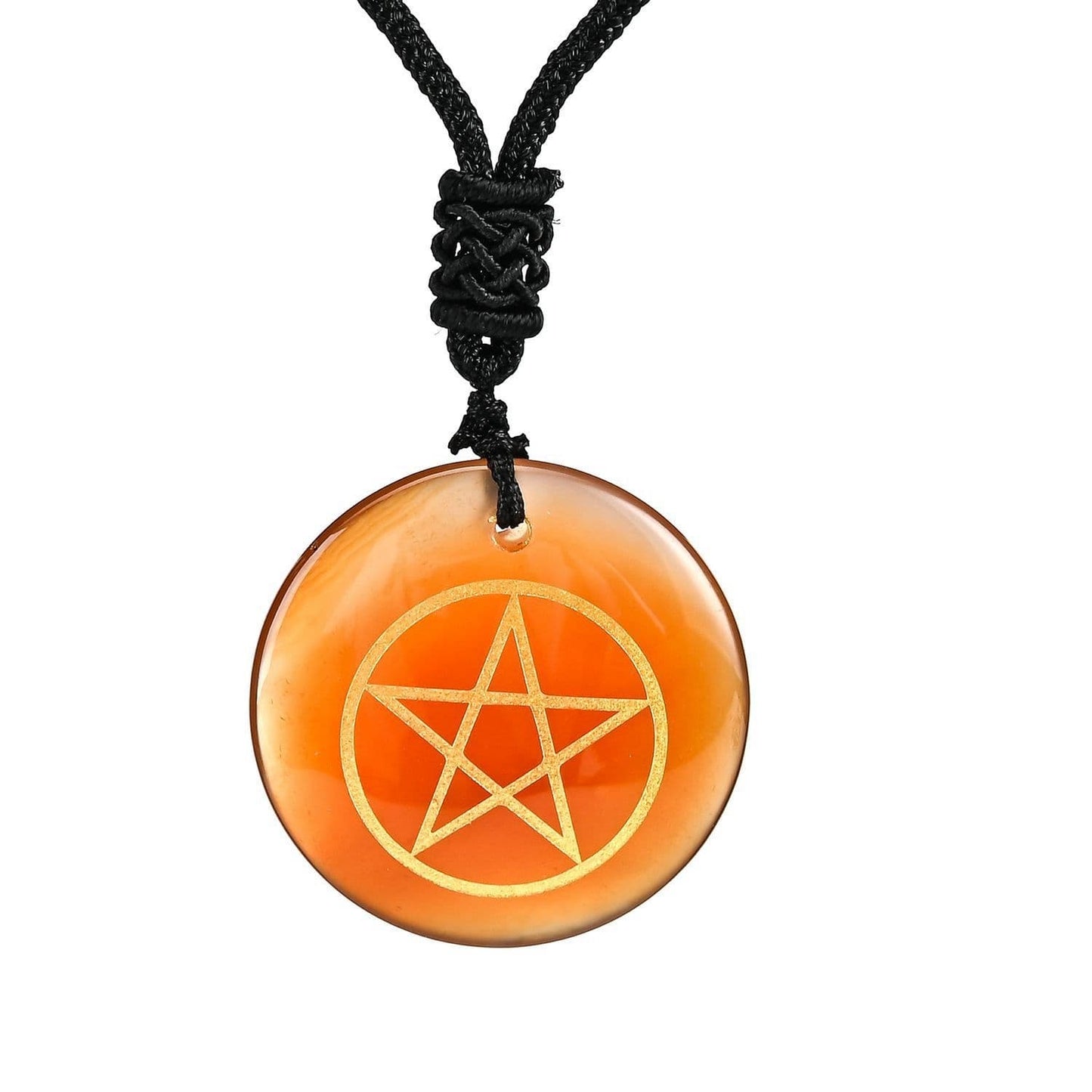Natural Crystals Pentacle Necklace