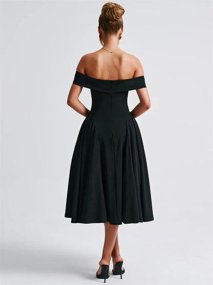Black Maxi Dress Female High Waist Slim Zipper Patchwork Backless Dress ’s Party Dress New