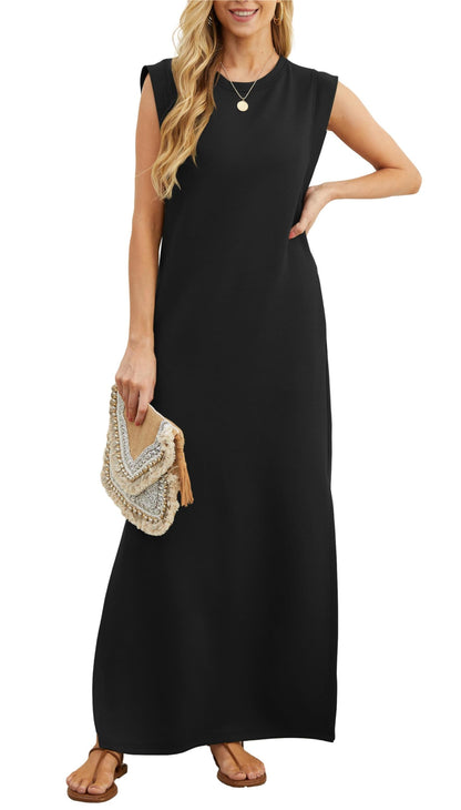 Finley - Relaxed Elegance Wrinkle-free Maxi Dress