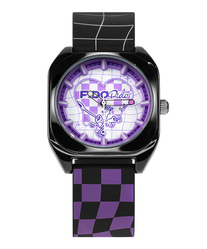 Purple Silicone Rubber Waterproof Silicone Rubber Watch