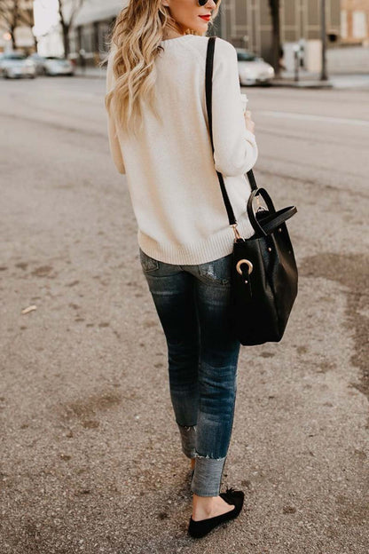 Heart Shaped Sweater 4 Colors