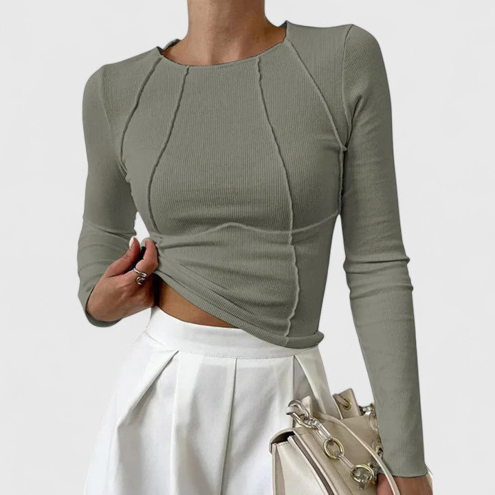 Eliza - Sleek Long Sleeve Sweater