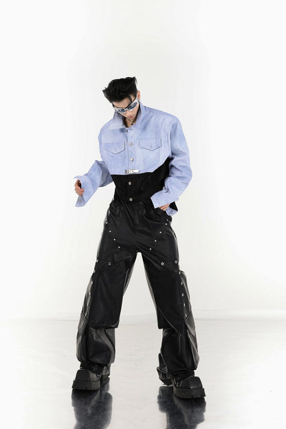 Riveted Leather Pants