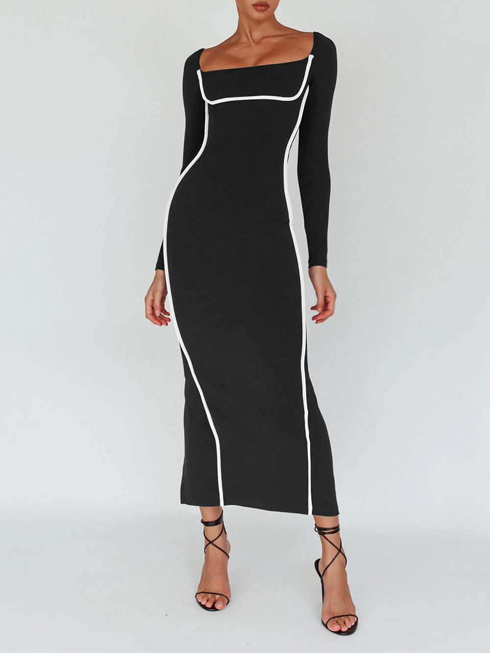A-list Glam Maxi Dress