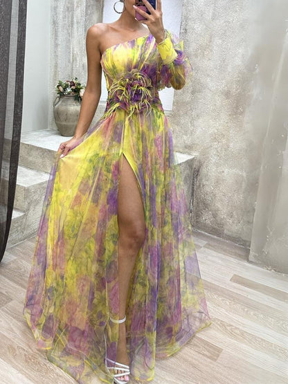 Kayla - One-shoulder Maxi Dress