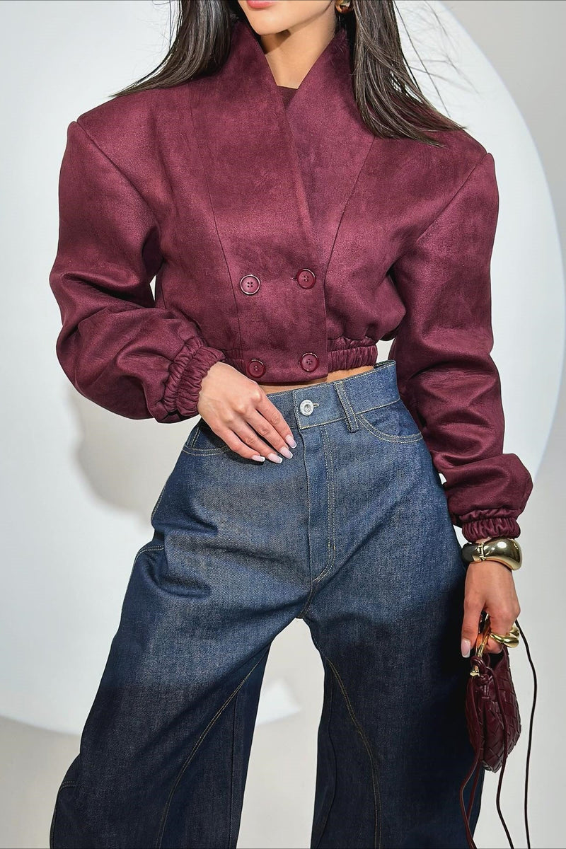 Double Breasted Slim Fit Coat