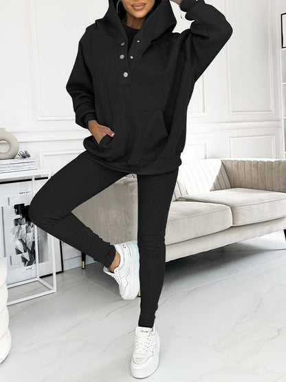 (s-5xl) and Comfortable Sweatshirt Two-piece Suit