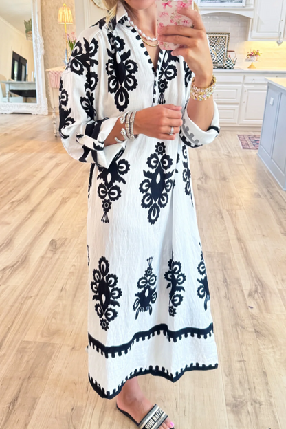 Style Print Midi Dress