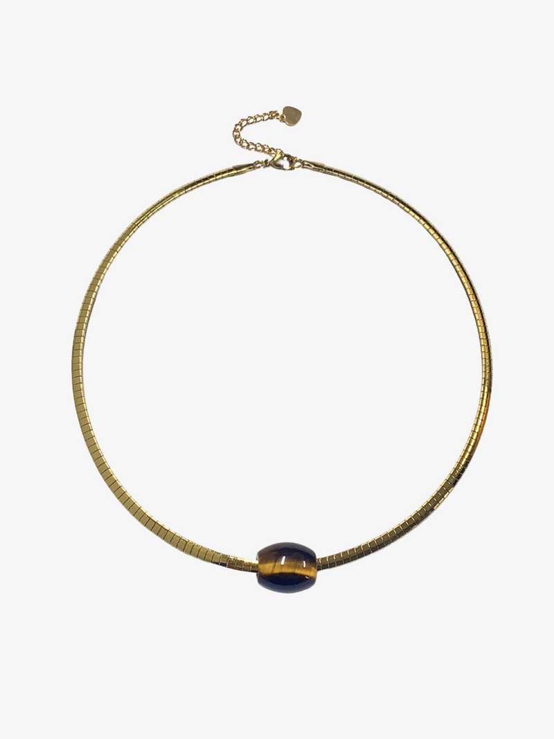 Layla Gemstone Choker Necklace