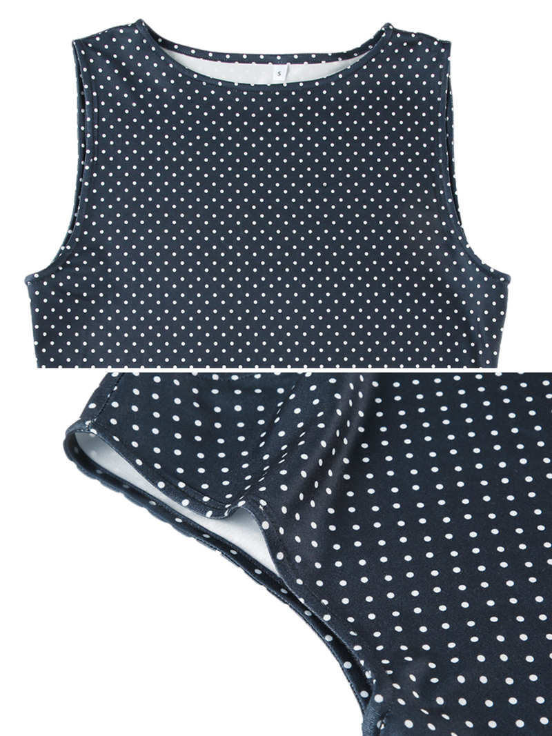 Swara Polka Dot Mini Dress