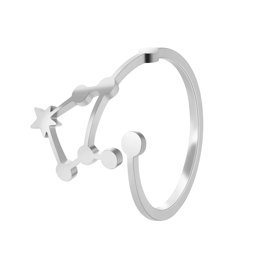 Zodiac Star Sign Rings