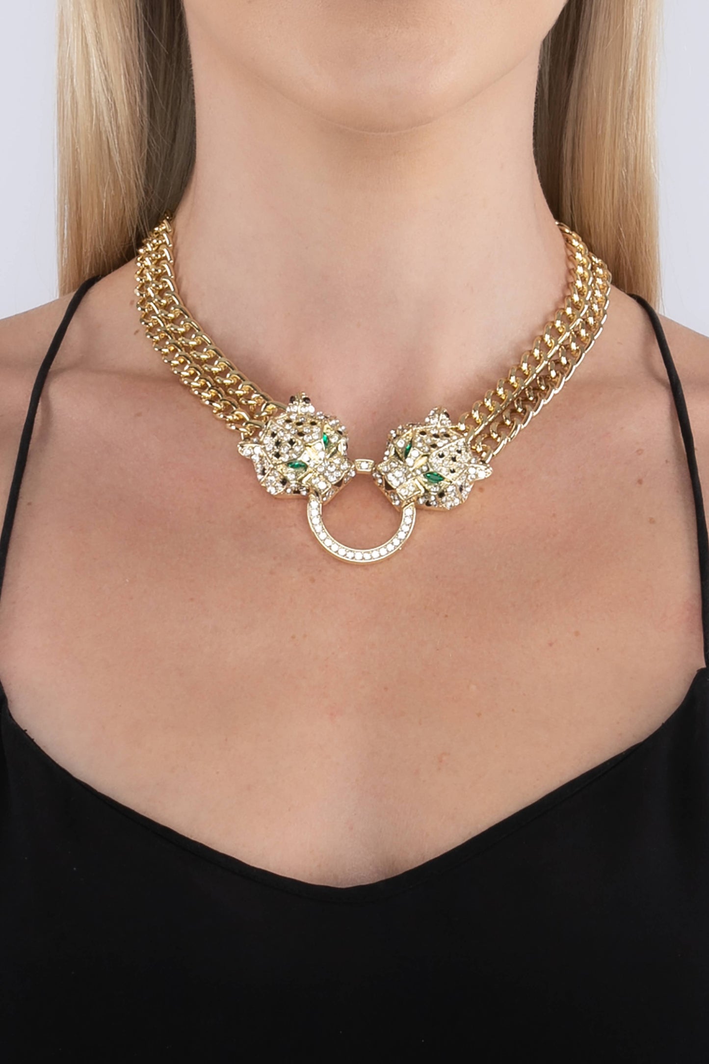 Jag Necklace: Yellow Gold
