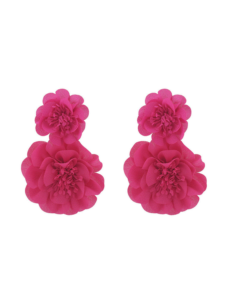 Flower Shape Split-joint Earrings Accessories