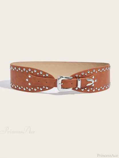 Antique Gothic Rivet Rebel Wide Belt