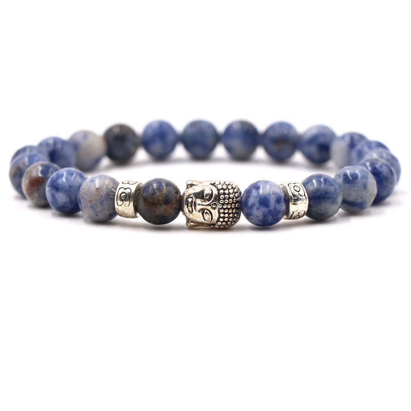 8mm Purple Agate Protection Agate Bracelet