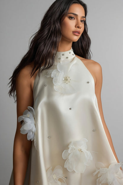 Eliza Applique Sleeveless Mini Dress