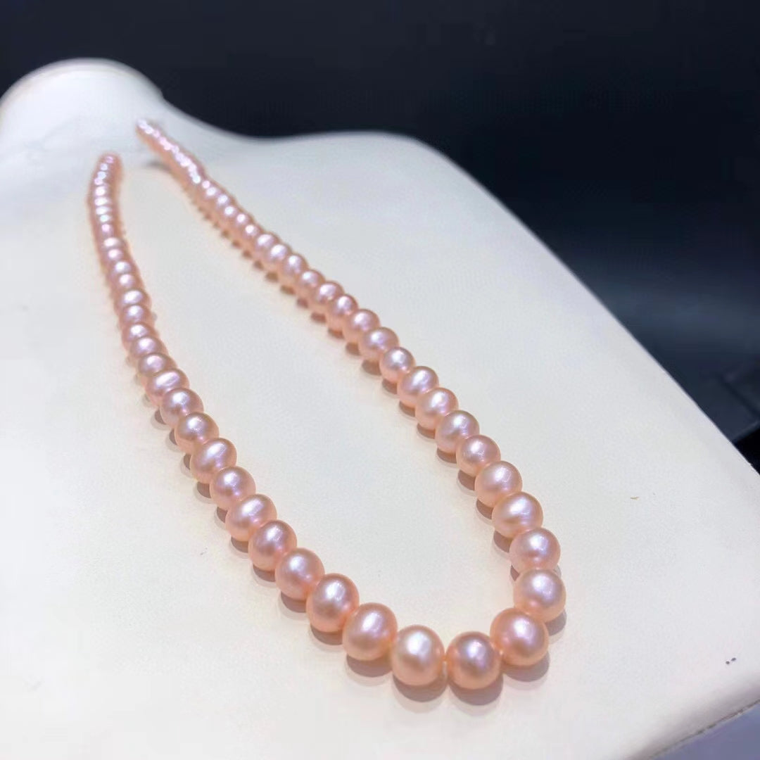 6-7mm Classic Aaa Grade Freshwater Pearl Necklace