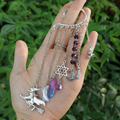 Witchy Crystal Ear Cuff