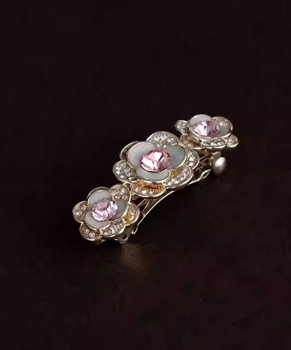Light Purple Alloy Zircon Hairpin