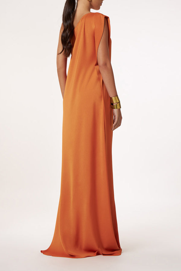 Timeless Charm One Shoulder A-line Maxi Dress
