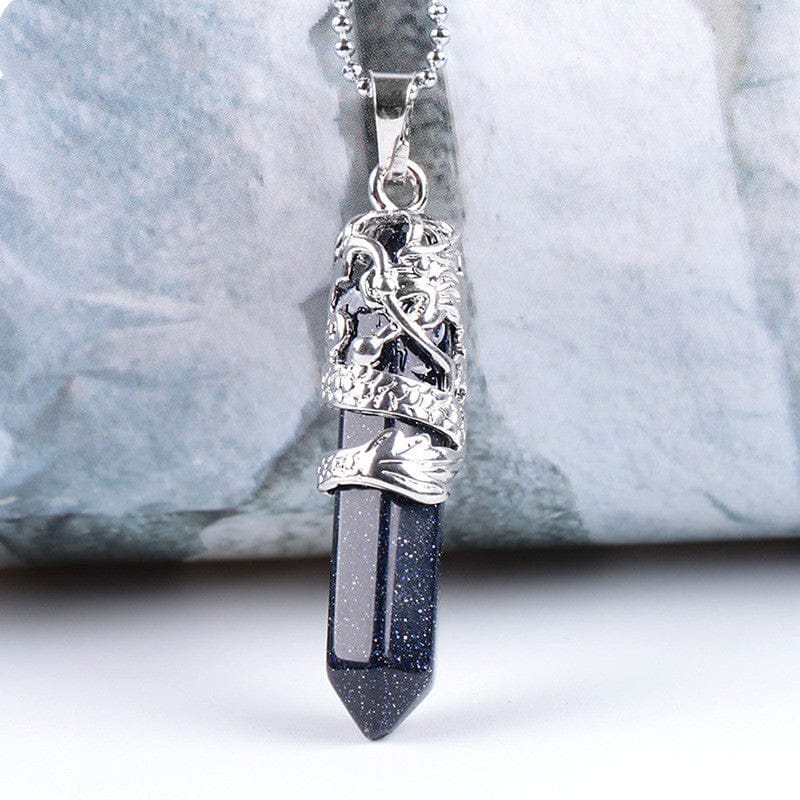 Natural Stone Pendant Necklace