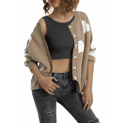 Heart Sweater Cardigan